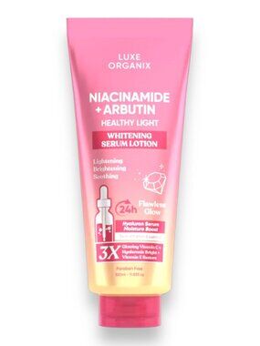 Luxe Organix Niacinamide + Alpha Arbutin Whitening Serum Lotion 350ml